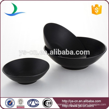 Zeitgenössische Housewares Steinzeug Black Bowl Set
